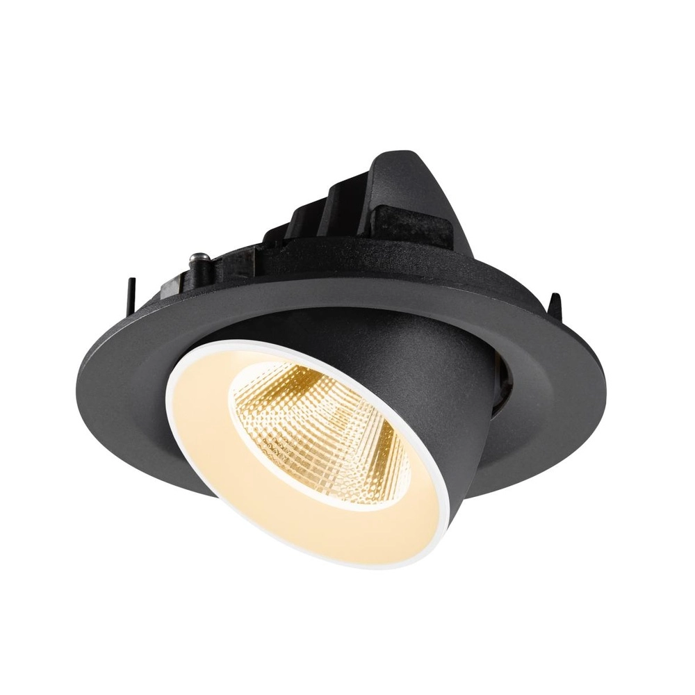 Inbouwspot Numinos Gimble M zwart/wit 2700K - 20gr SLV 4024163312127