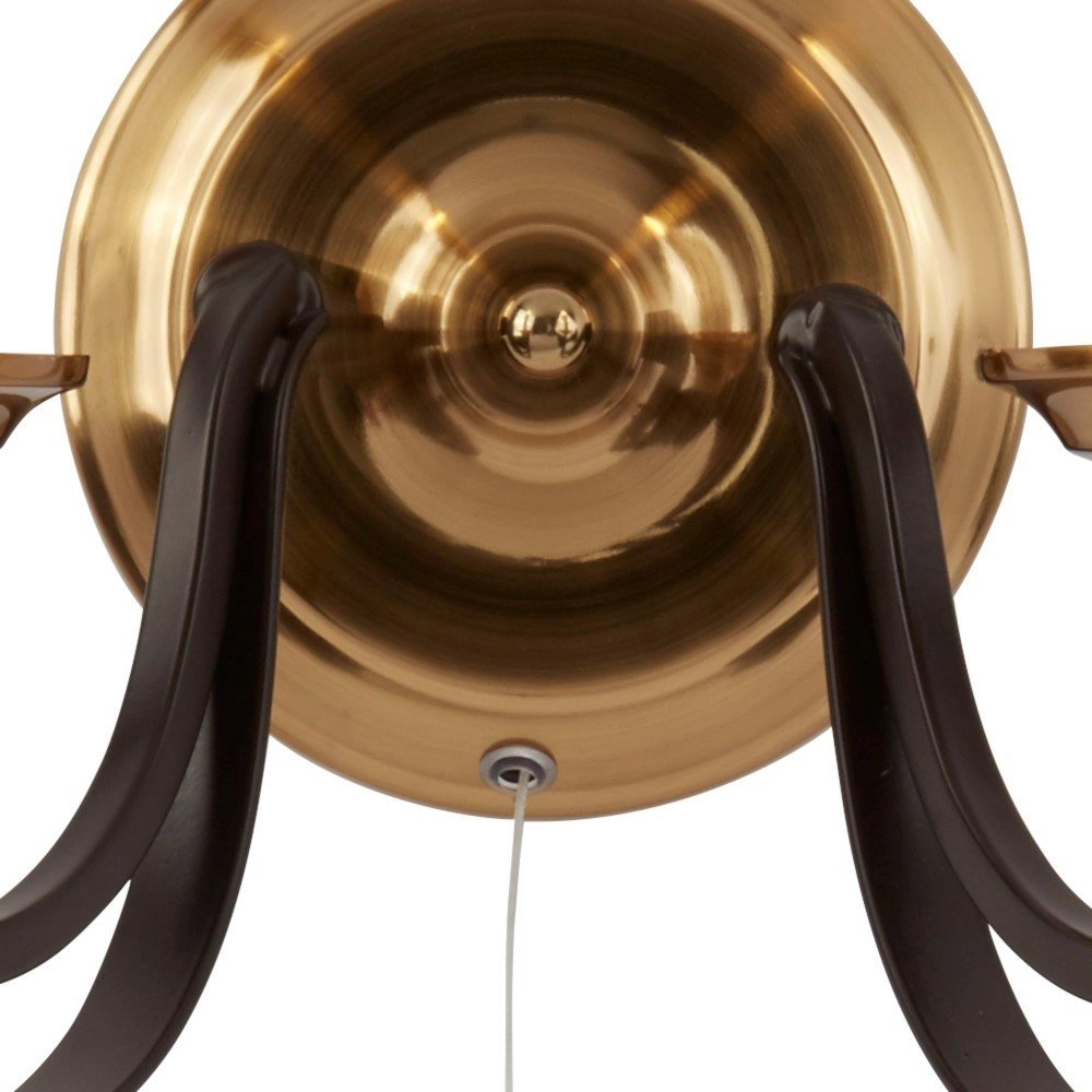 Klassieke wandlamp Belfry Brons met goud Searchlight 5053423135748