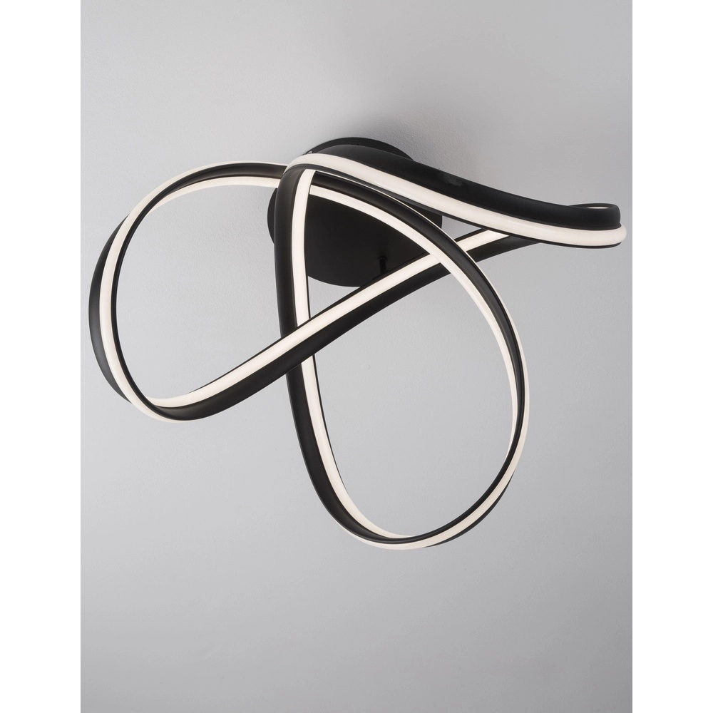 Design plafondlamp Truno zwart Lyora 5212017424228