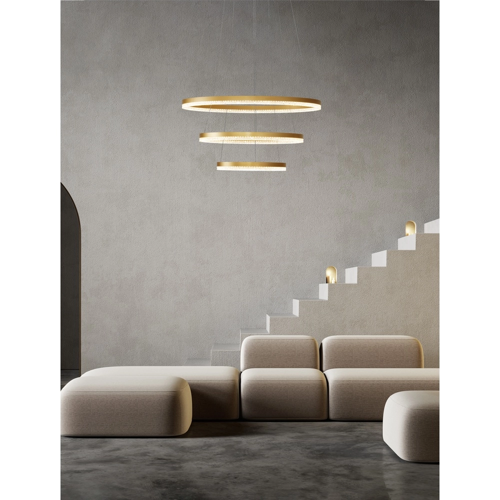 Hanglamp Adria goud Ø 80cm