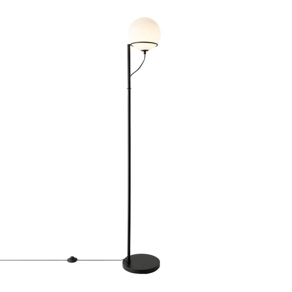 Vloerlamp Wilson zwart met wit