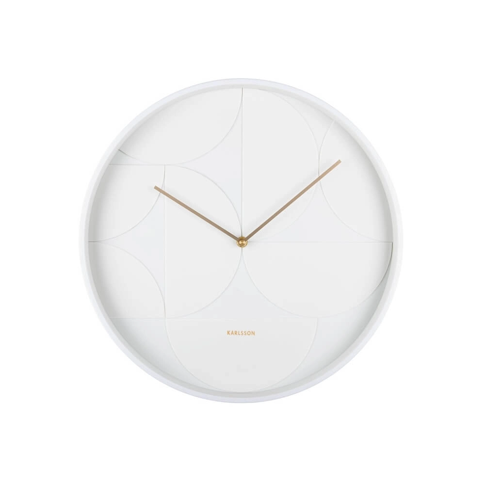 Wandklok Echelon Circular wit - Ø 40cm