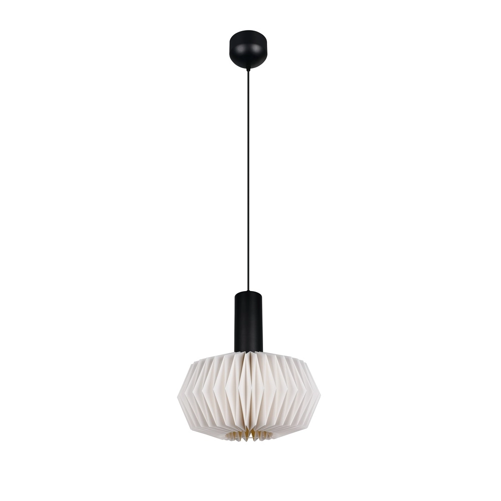Moderne hanglamp Larima zwart met wit Trio 4017807704754