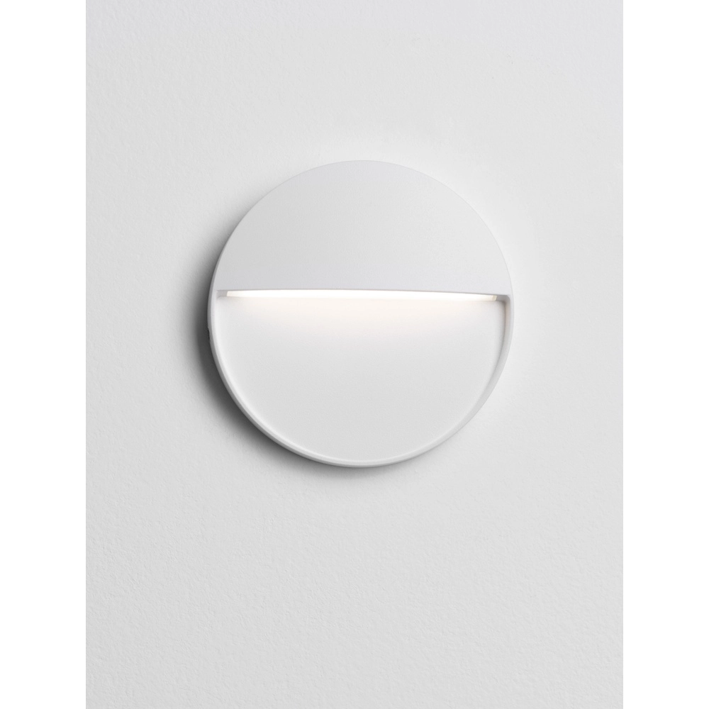 Ronde wandlamp Toby design wit Lyora 5212017453600