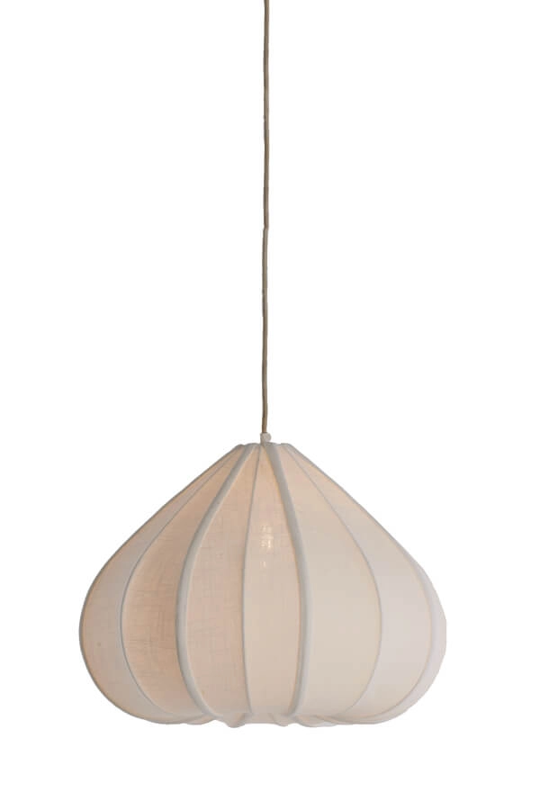 Witte hanglamp Zubeda Ø 49cm Witte hanglamp Zubeda Ø 49cm
