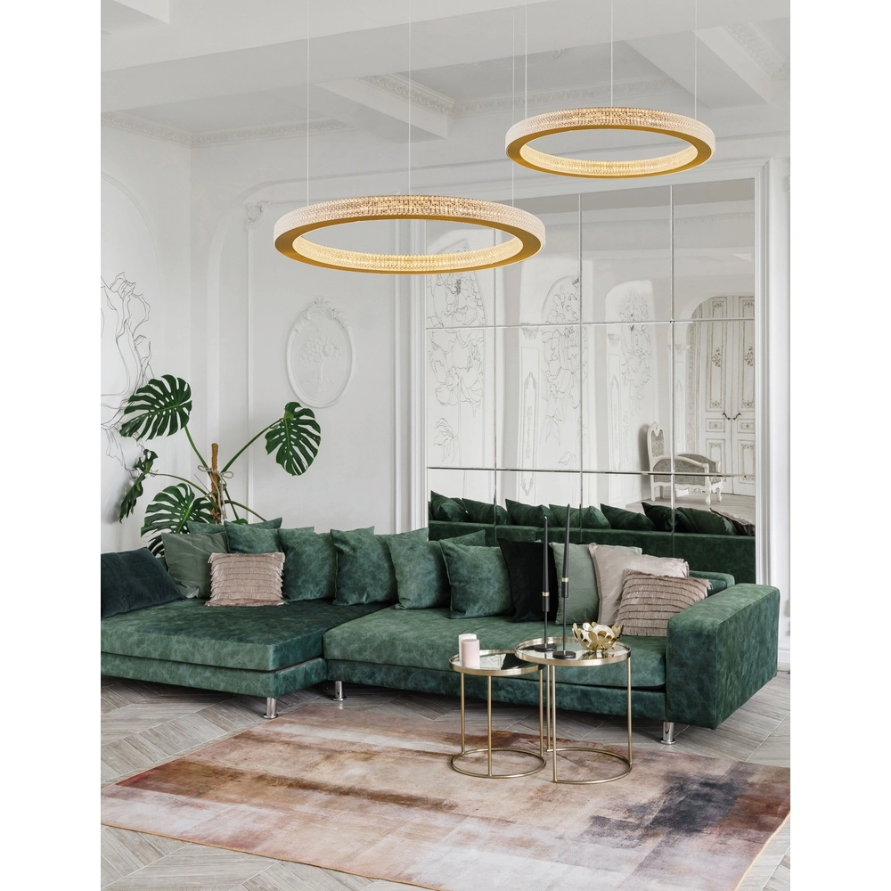 Hanglamp Fiore goud Ø 60cm