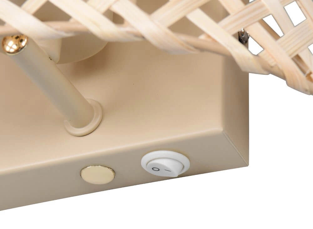 Japandi wandlamp Bina crème Trio 4017807636215