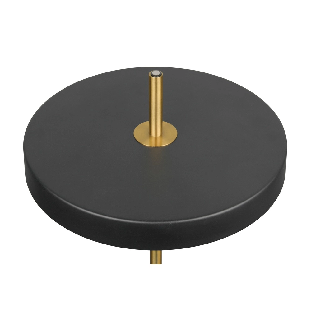 Design tafellamp Keaton zwart met goud Trio 4017807655865