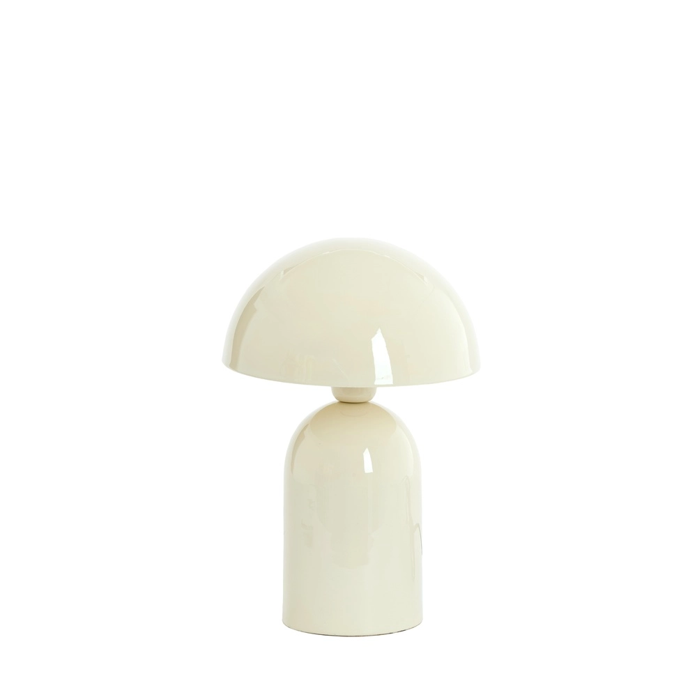 Champignon tafellamp Tolima glans crème - Ø 23cm