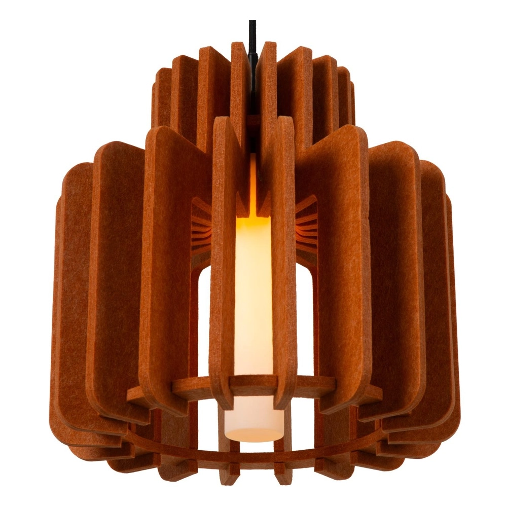 Design hanglamp Rollo 40cm terracotta Lucide 5411212452856