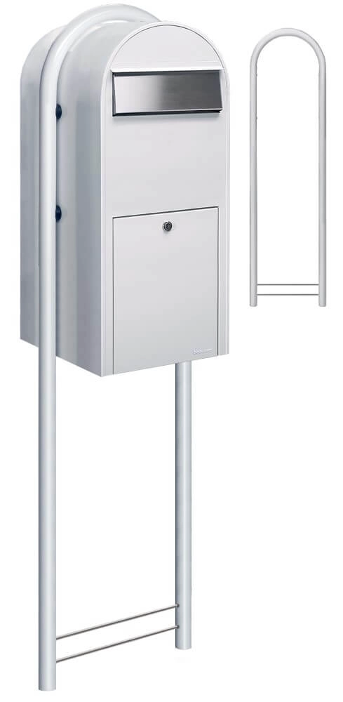 Brievenbus Jumbo 9016 i Wit Bobi 6417237026262