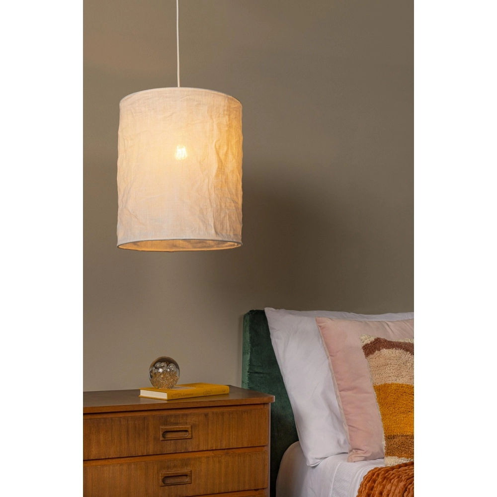 Hanglamp Tissaja Ø 30cm wit Lucide 5411212061591