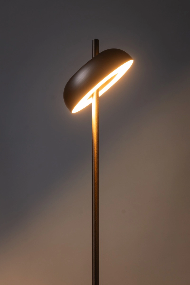 Led vloerlamp Maureen nikkel zwart ETH 8720195310891