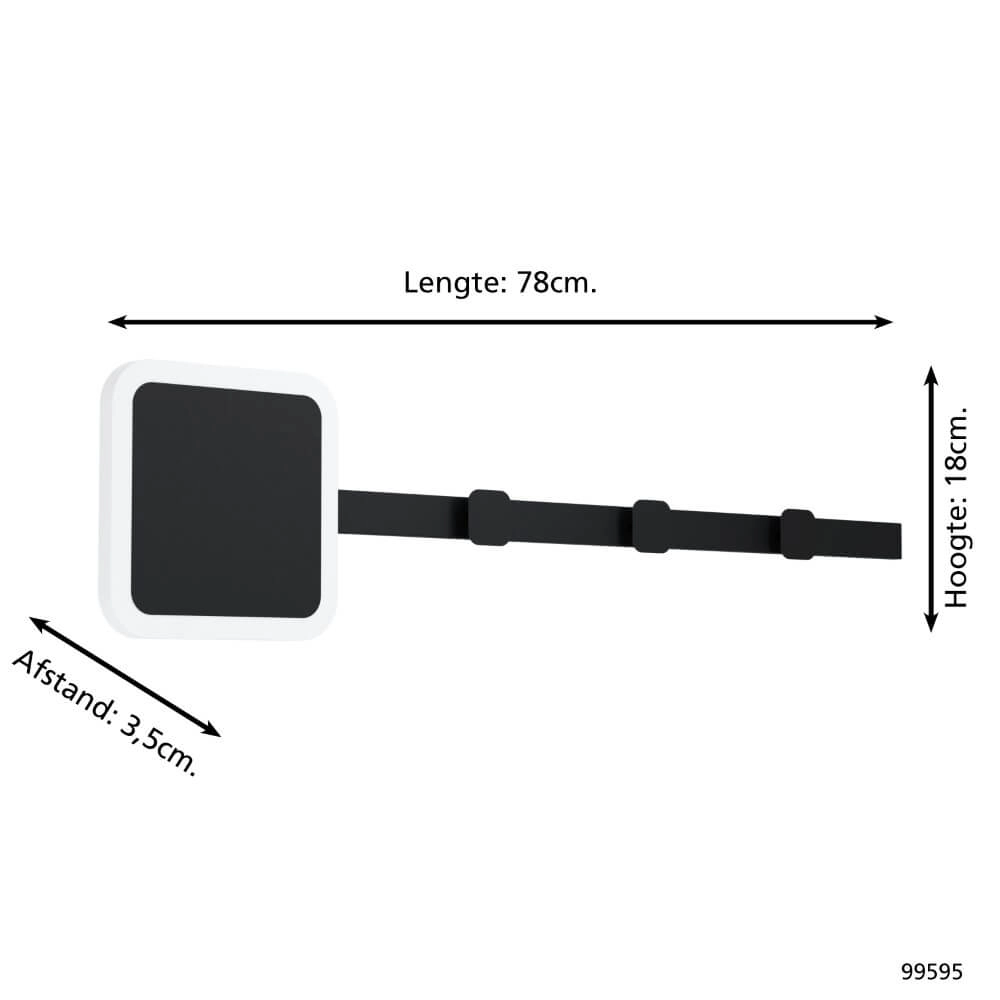 Wandlamp Cartignano met kapstok Eglo 9002759995959