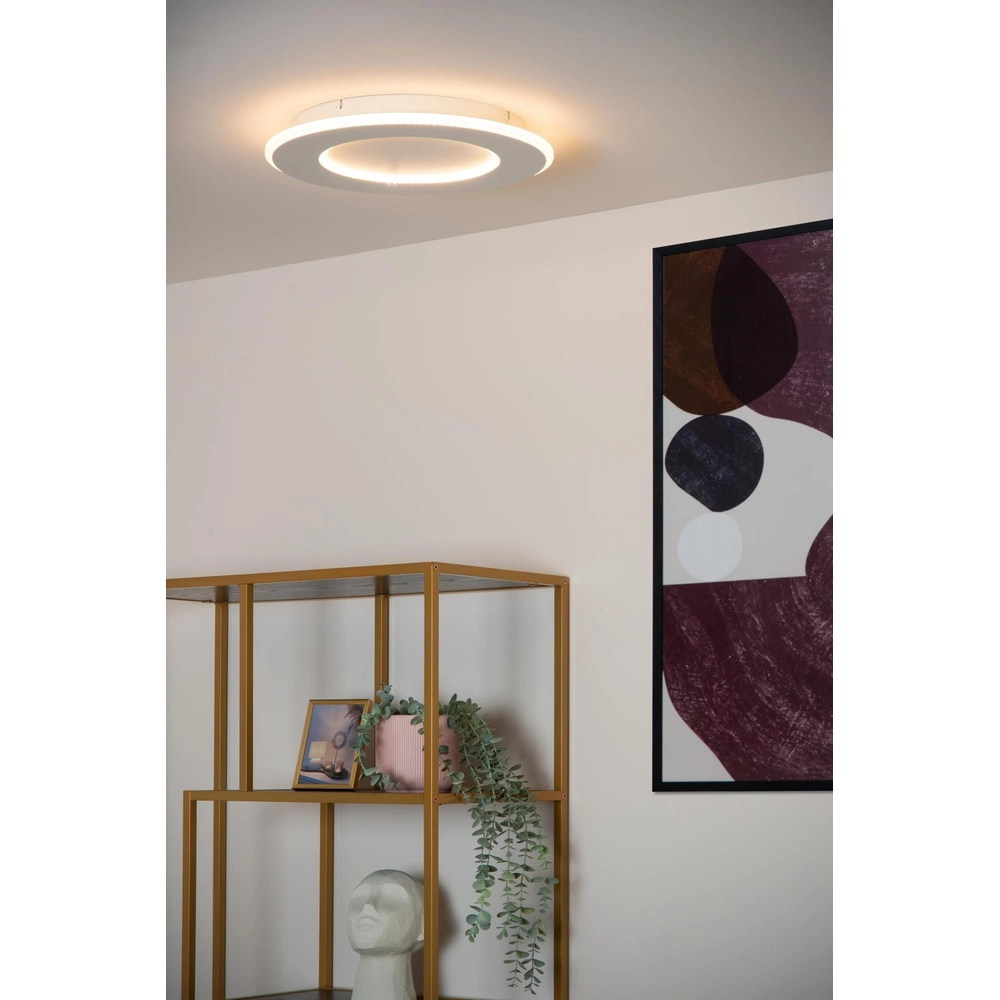 Design plafonniere Axelle wit 2700K Lucide 5411212441690