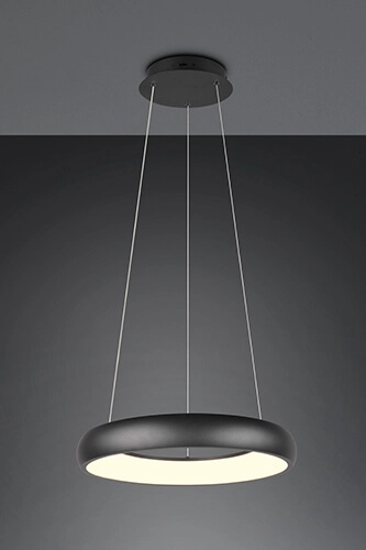 Led hanglamp Cardona zwart - Ø 45cm Led hanglamp Cardona zwart - Ø 45cm