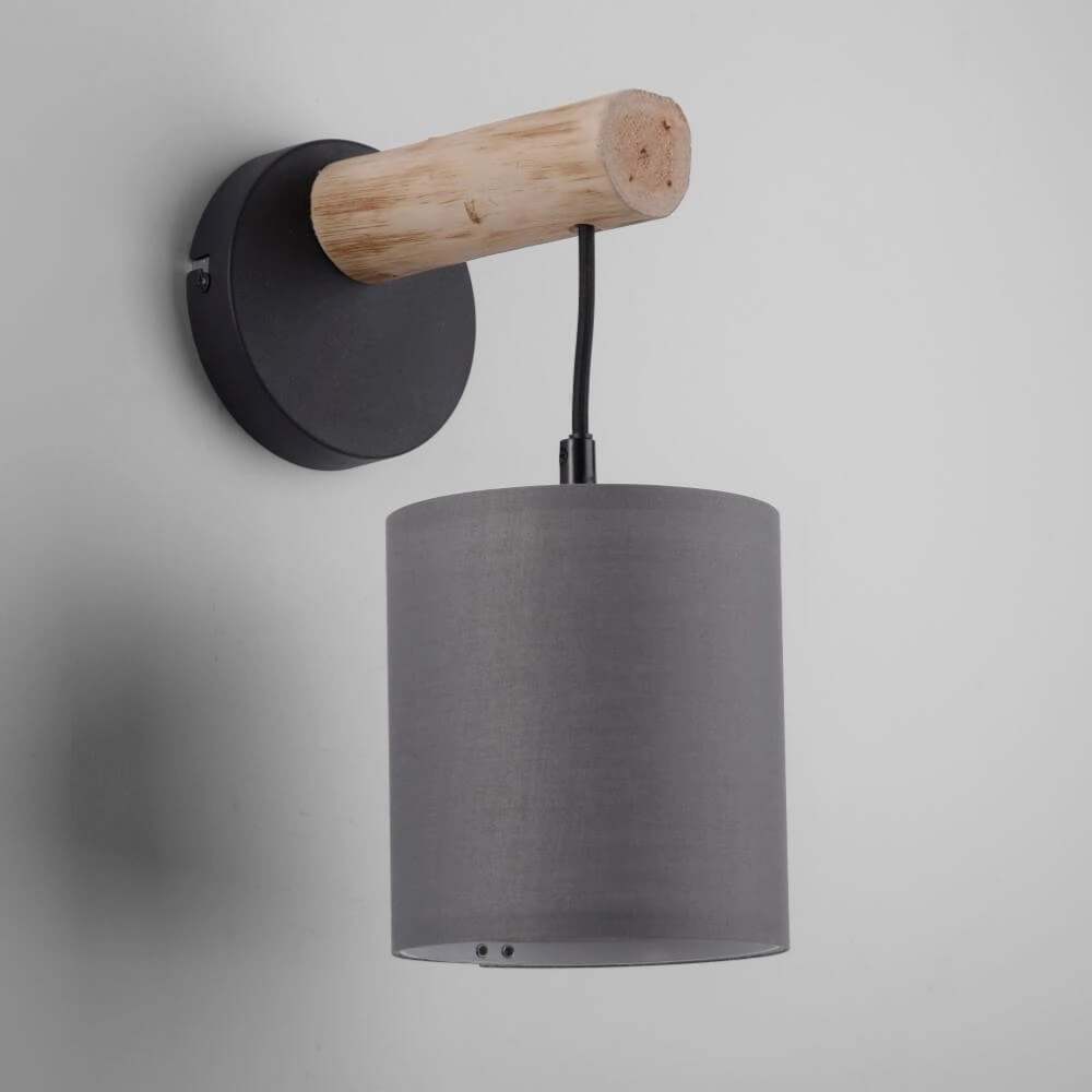 Landelijke wandlamp Green Tribu taupe Just Light 4043689995157