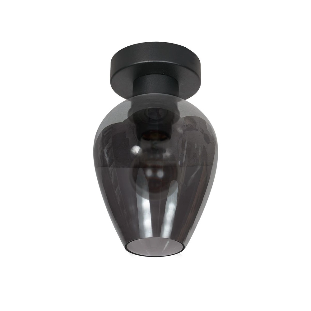 Plafondlamp Bloeba smoke glas Ø 15cm Steinhauer 8712746181074