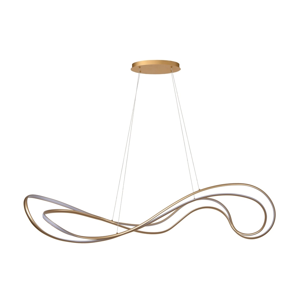 Design hanglamp Sardana krul goud Premium by Lucide 5411212560254