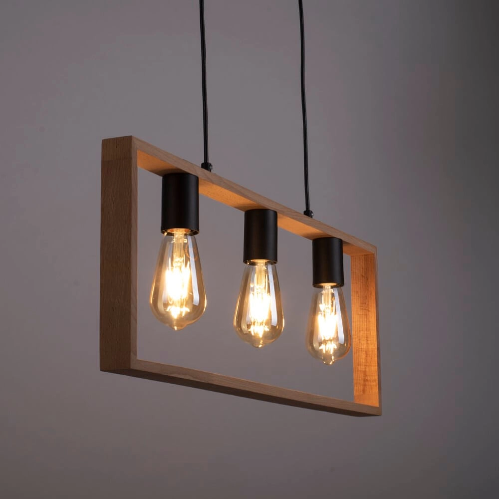 Landelijke hanglamp Franky 3-lichts Just Light 4043689966430