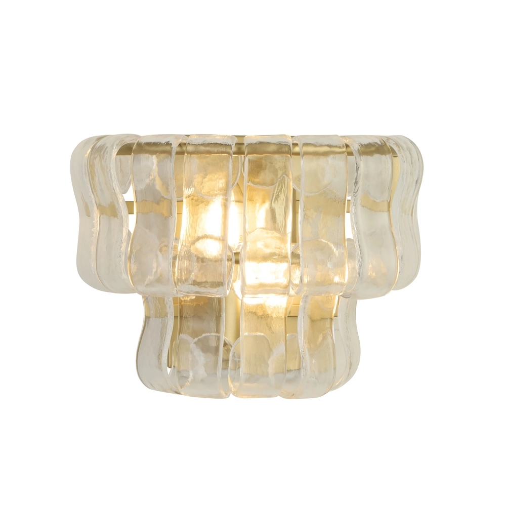 Wandlamp Bowlight goud