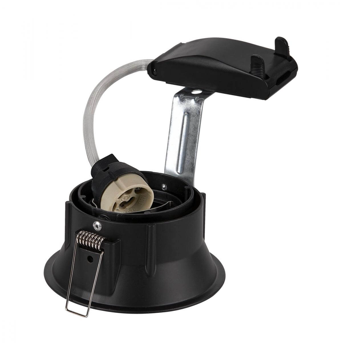 Inbouwspot Horn zwart 10,5cm SLV 4024163150101