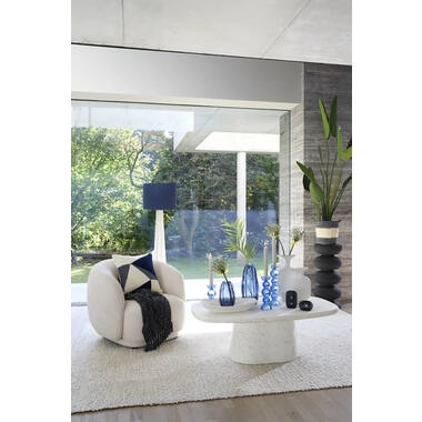 Fauteuil 93x87x73 cm Ovito crème Light & Living 8717807712464