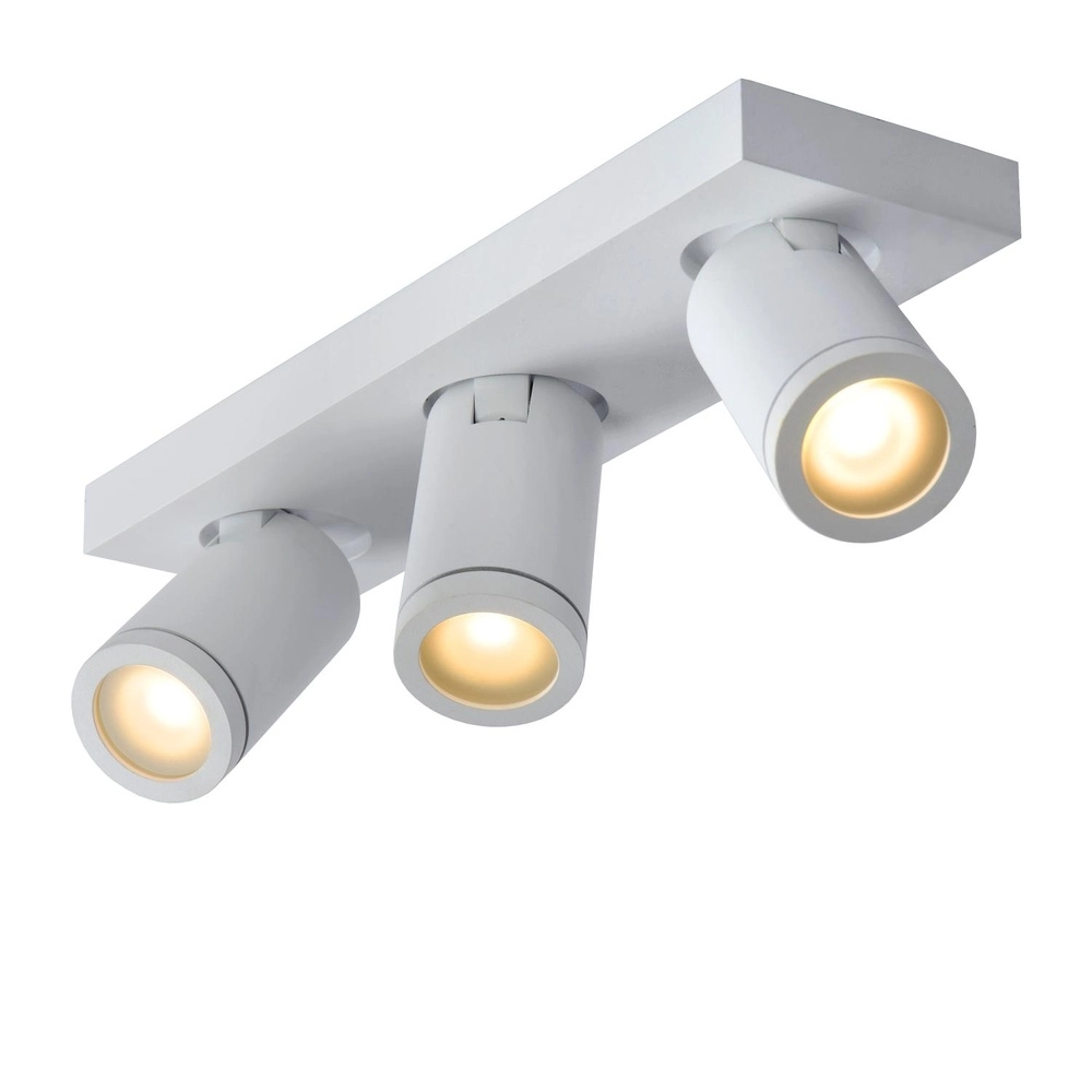 Plafondspot Taylor IP44 3-lichts wit Lucide 5411212092663