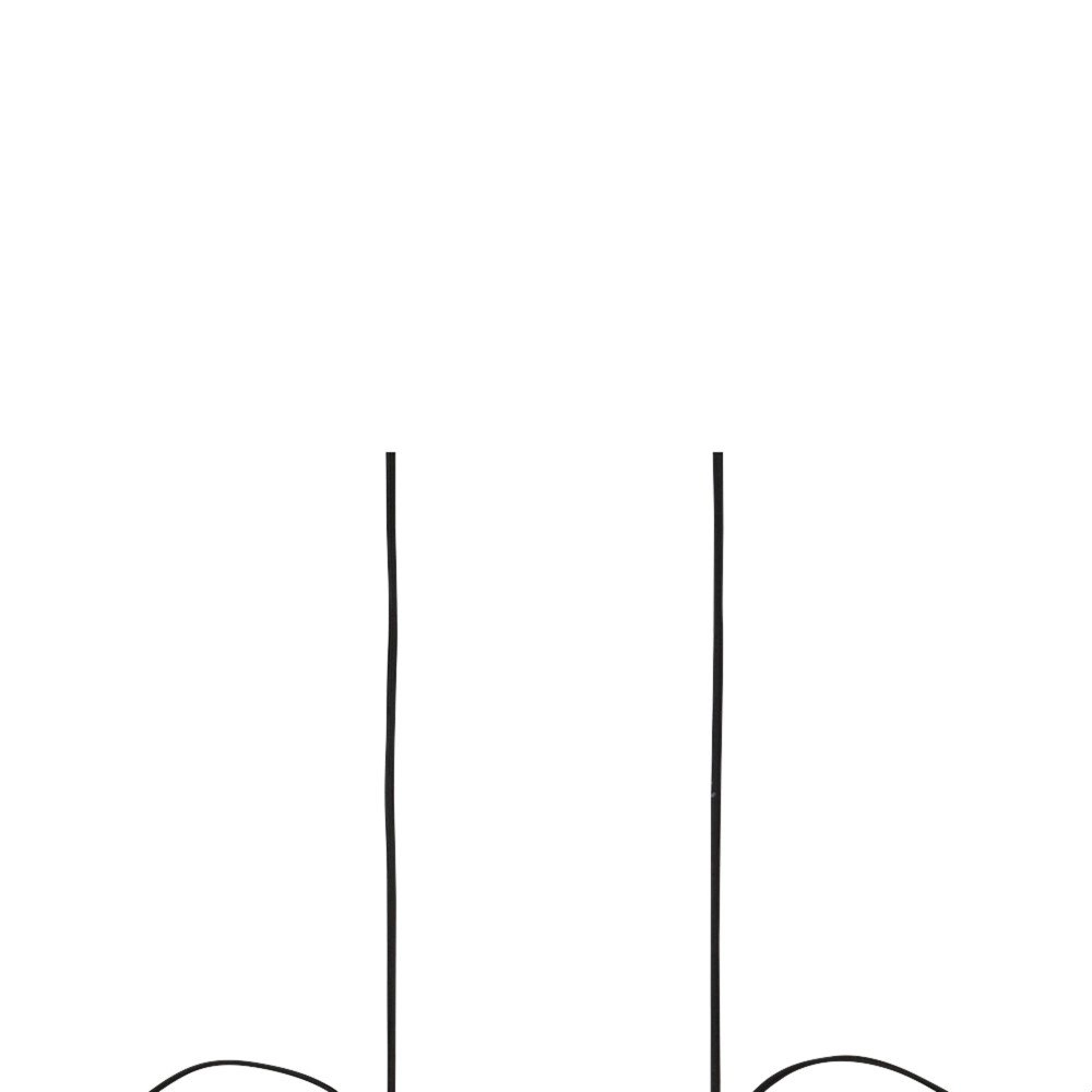 Eetkamer hanglamp Anthea 6-lichts zwart met roodkoper Searchlight 5053423096117