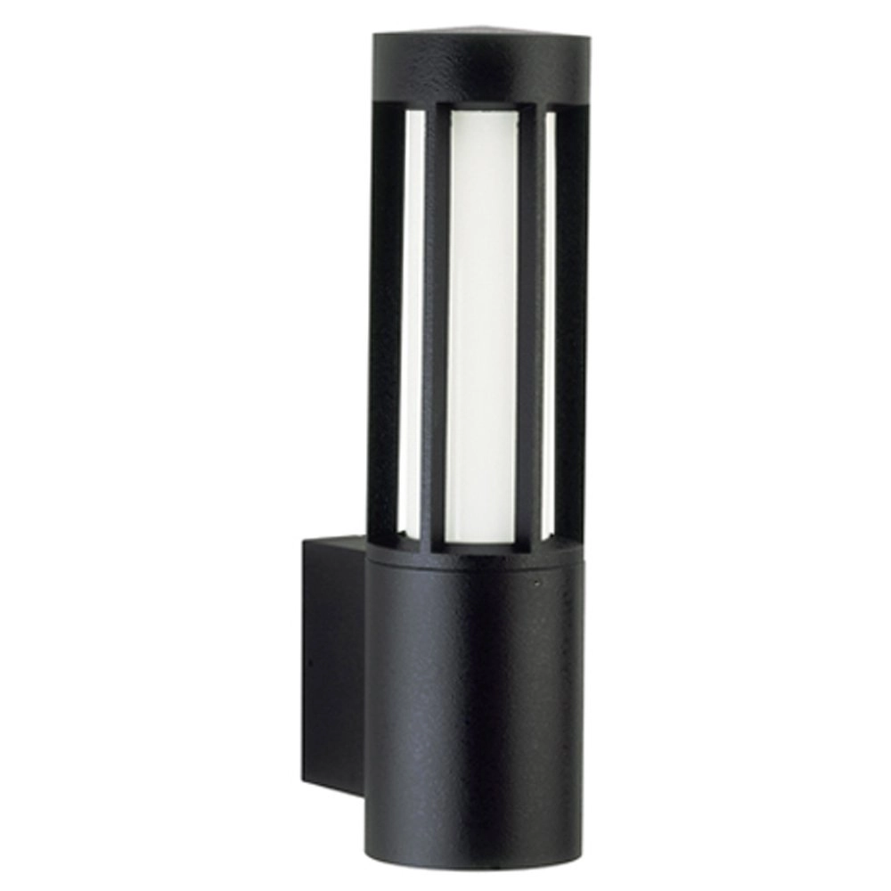 Wandlamp buiten met downlight Jail zwart