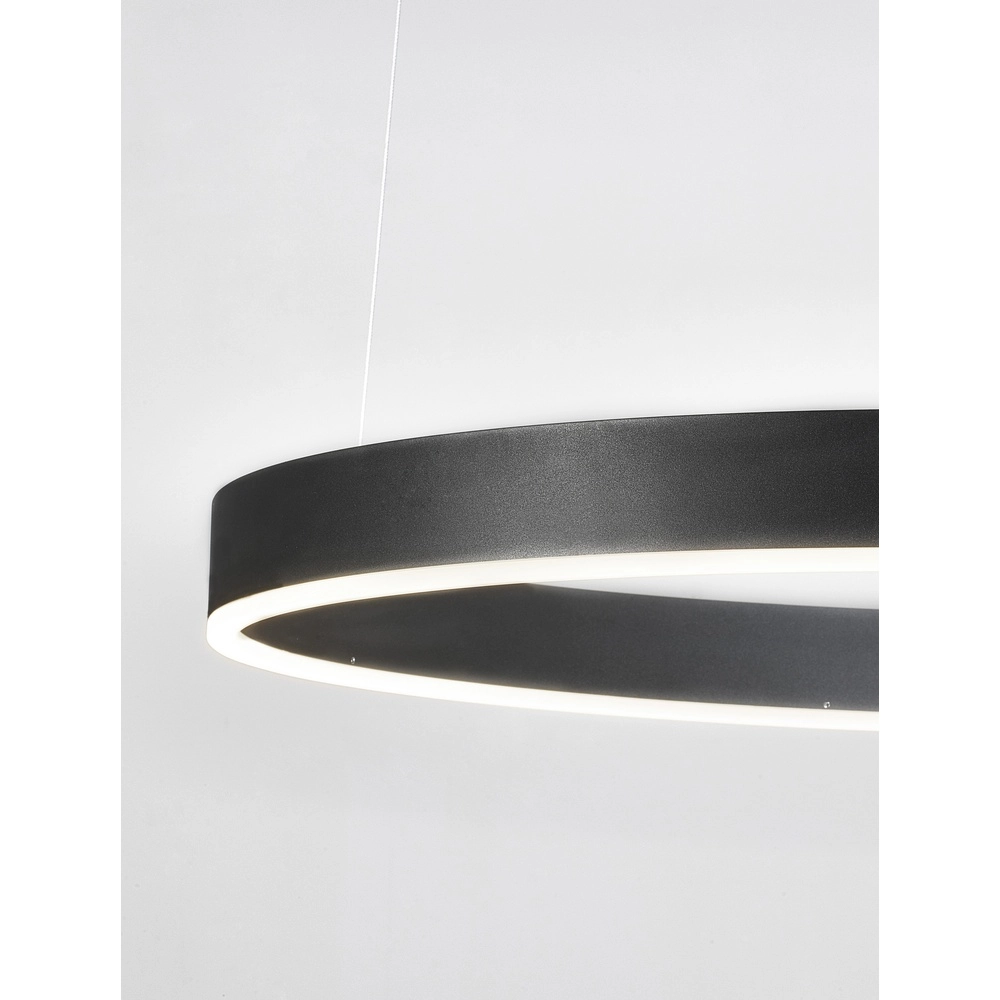 Hanglamp Motif zwart Ø 80cm 2700-6500K Lyora 5212017443649