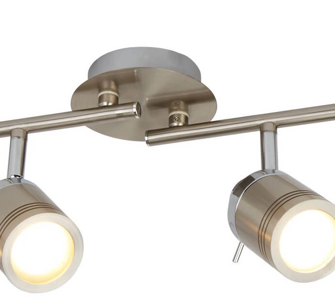 RVS opbouwspot Samson 4-lichts Searchlight 5053423096780