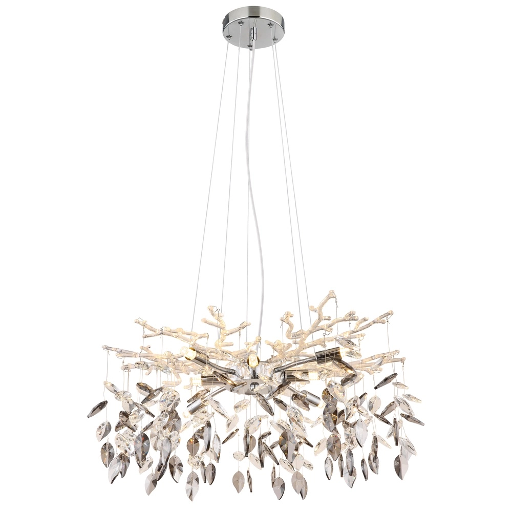 Hanglamp Danna chroom