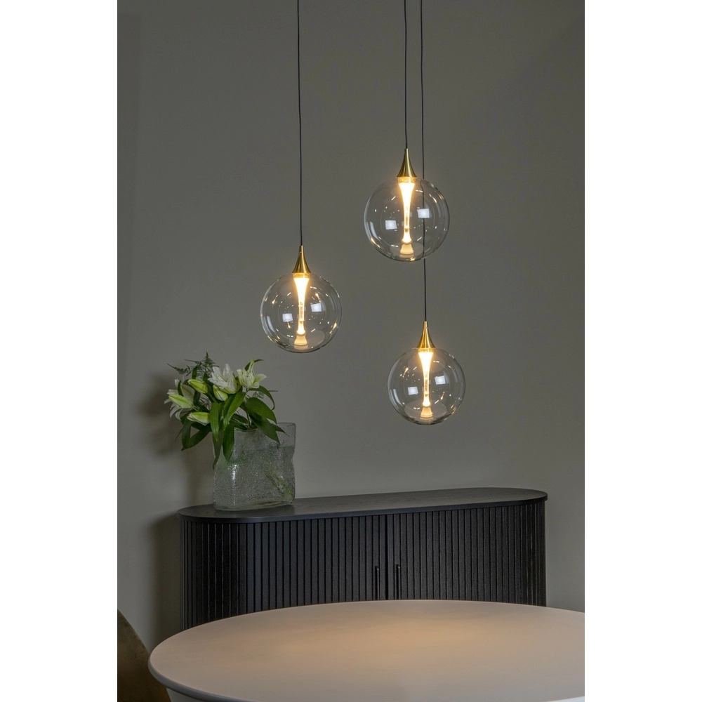 Design led hanglamp Gisela helder - 3x Ø 16cm Premium by Lucide 5411212134783