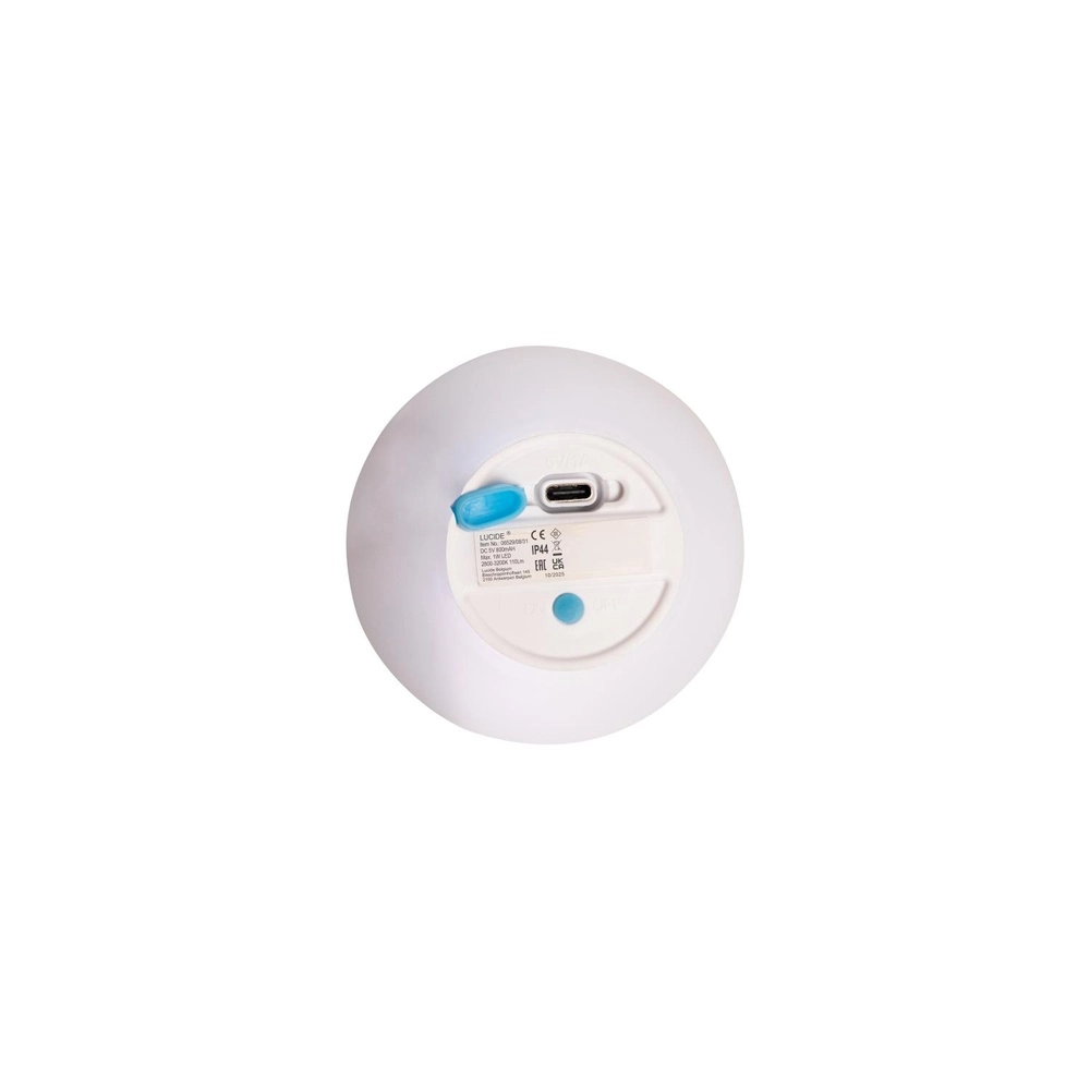 Oplaadbare tafellamp Pino S - wit Lucide 5411212061638