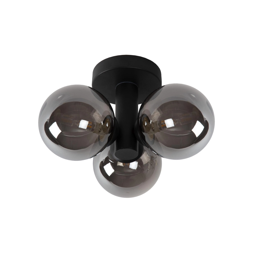 Plafondlamp Trudy zwart 3-lichts
