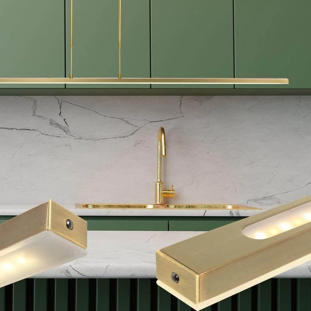 Design hanglamp Zelena LED 122cm goud Steinhauer 8712746177565