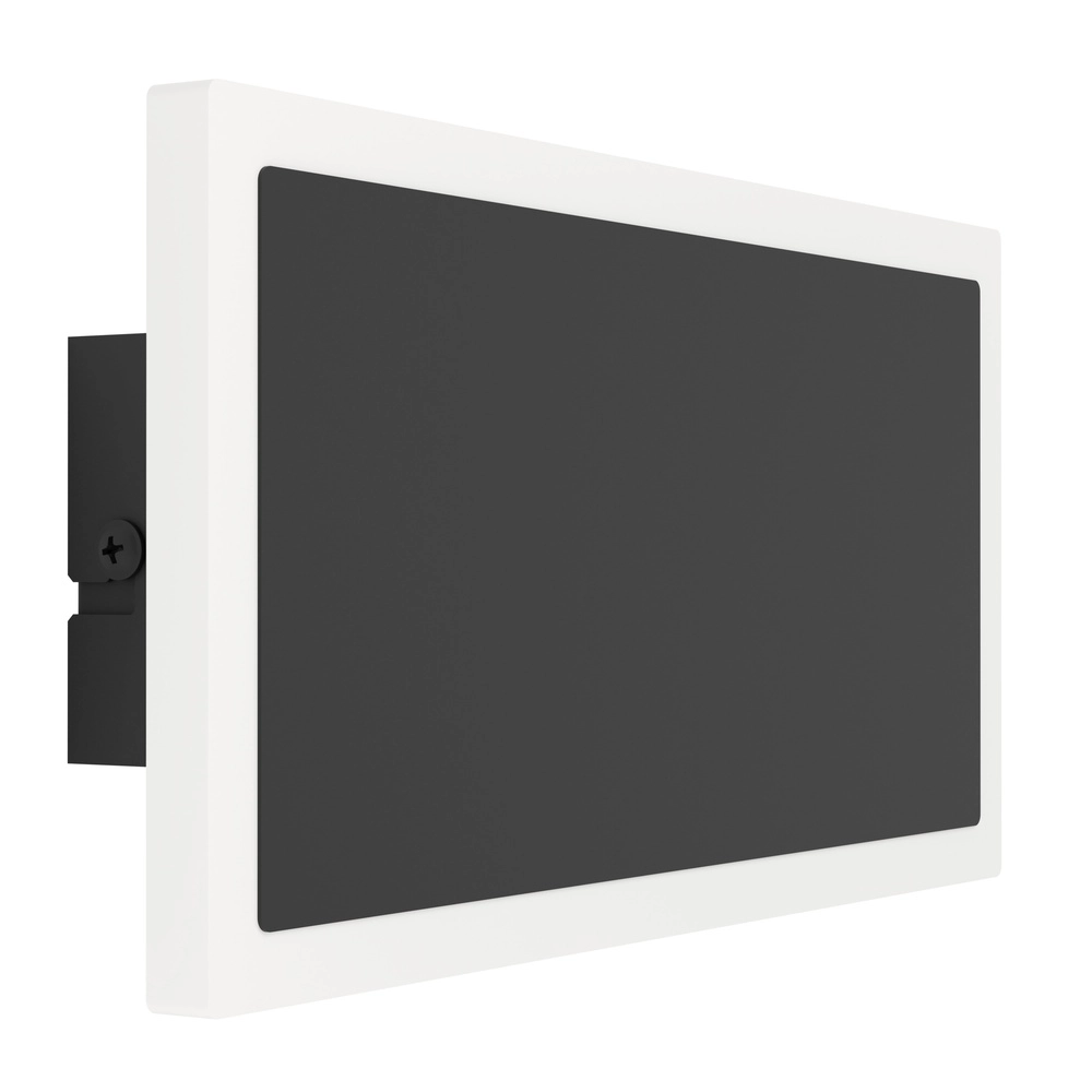 Strakke led muurlamp Talamello 1 zwart