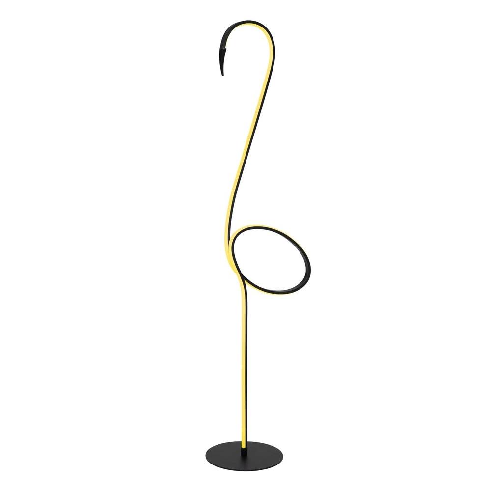Vloerlamp Flamingo zwart Lucide 5411212051547