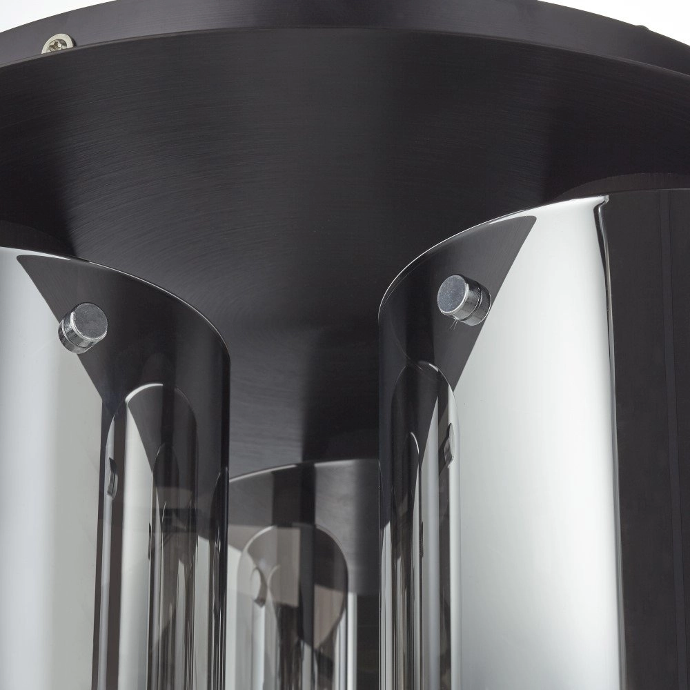 Plafondlamp Beth 3-lichts zwart Brilliant 4004353358500