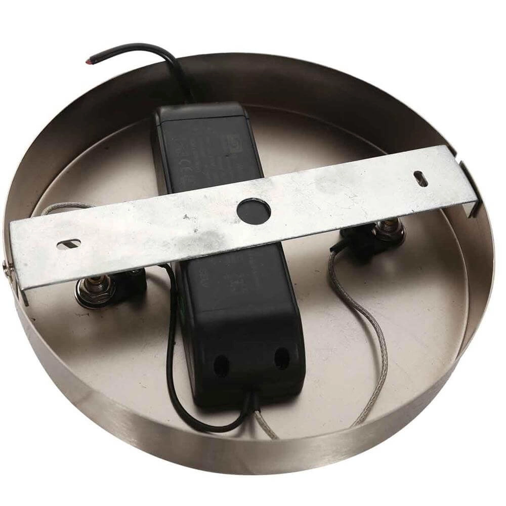 Strakke hanglamp Soleil Ø 32cm grijs Steinhauer 8712746176674