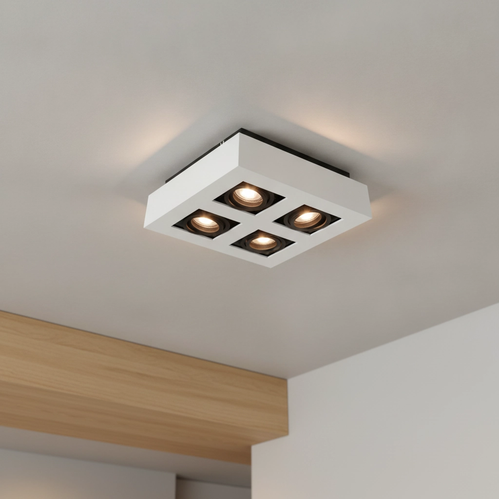 4-lichts spotlamp Bosco
