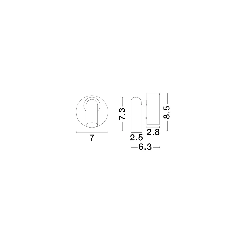 Bedlampje Pictor goud Lyora 5212017472359
