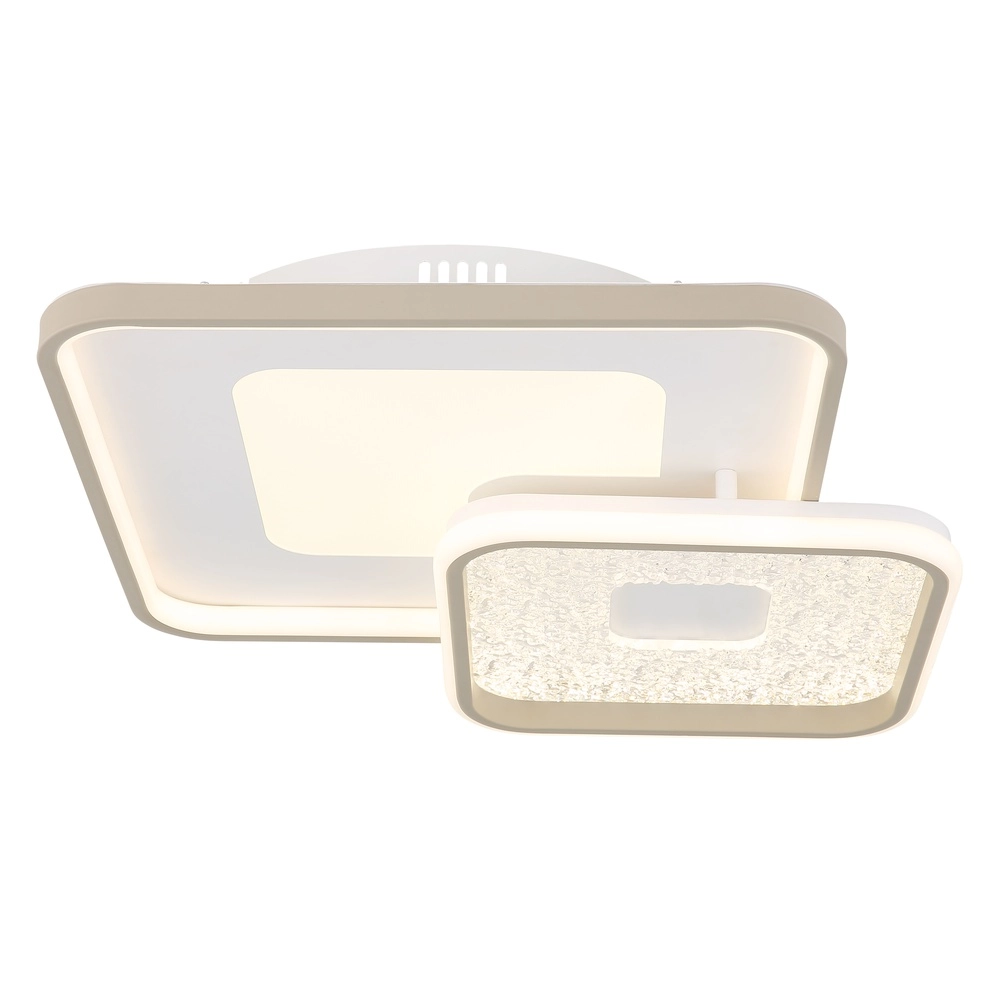 Moderne plafondlamp Mosaiko 50 x 50cm zand bruin Globo 9007371569762