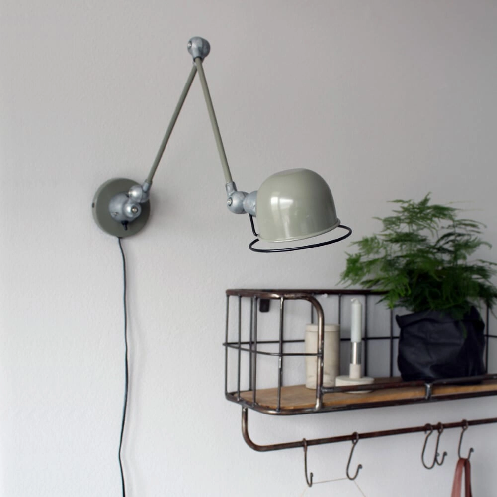 Retro leeslamp Davin 82cm retro groen Steinhauer 8712746102031