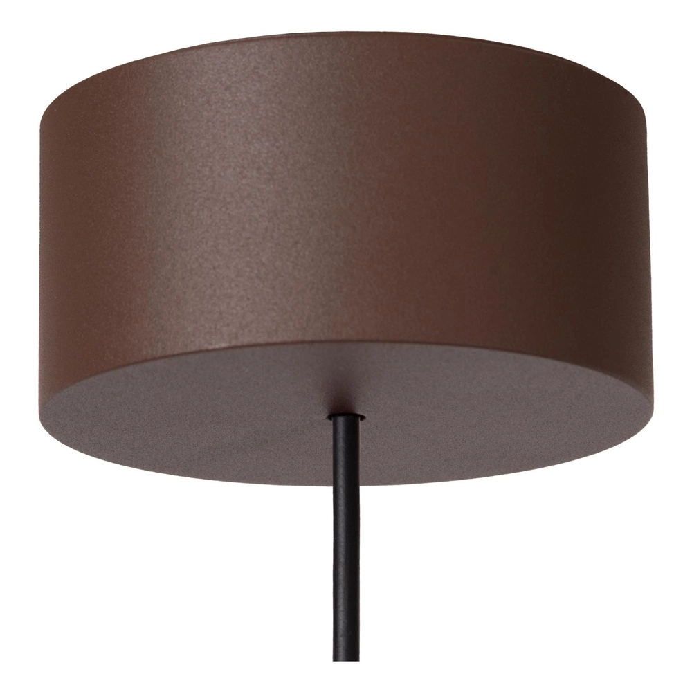 Design hanglamp Lenz roestbruin Ø 11cm IP54 Lucide 5411212334091