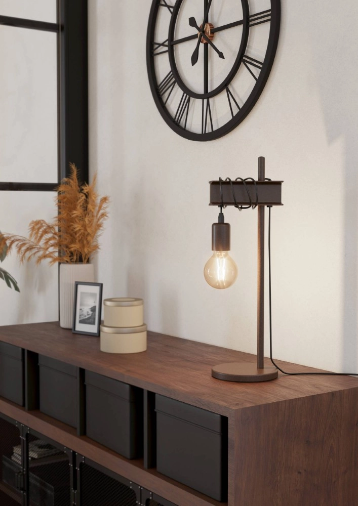 Tafellamp Townshend 6 zwart Eglo 9002759437145