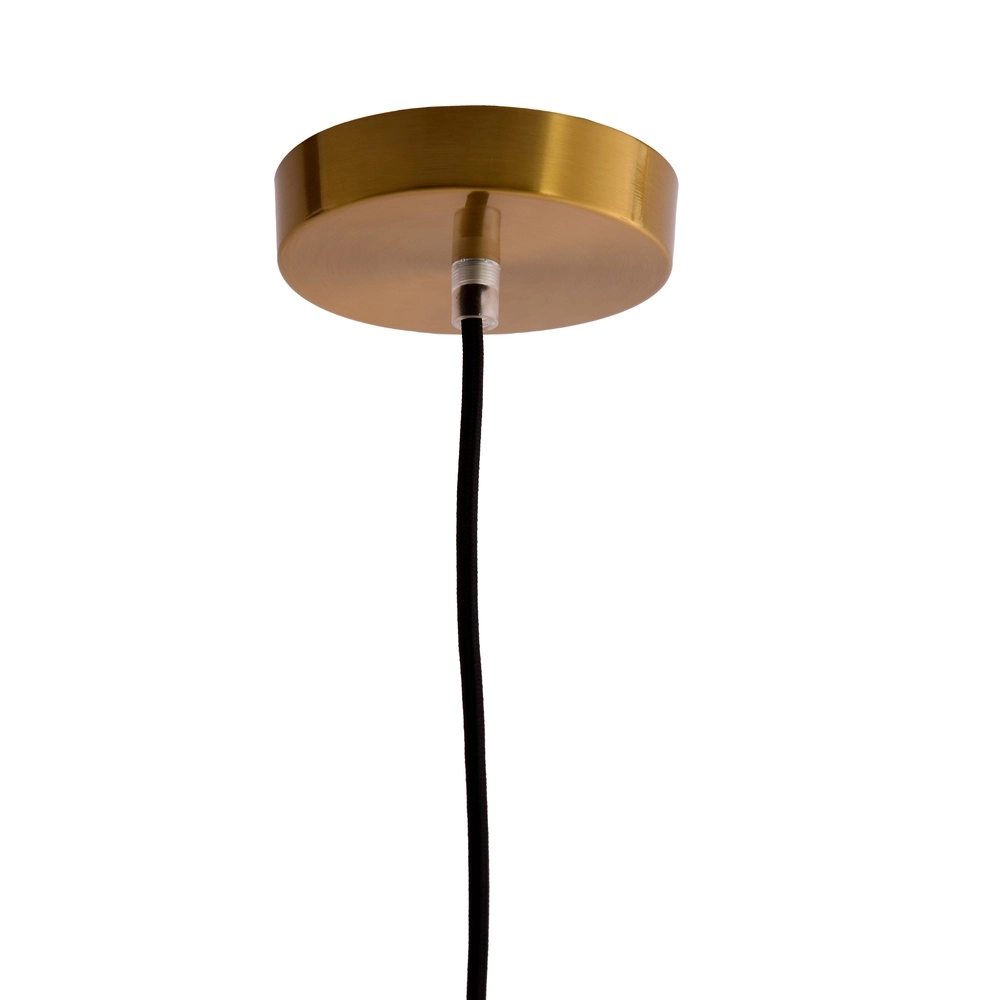 Glazen hanglamp Leona Ø 25cm - amber glas Light & Living 8717807834005