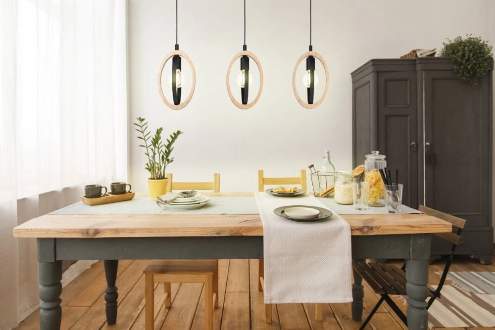 3-lichts hanglamp Basildon Eglo 9002759434625