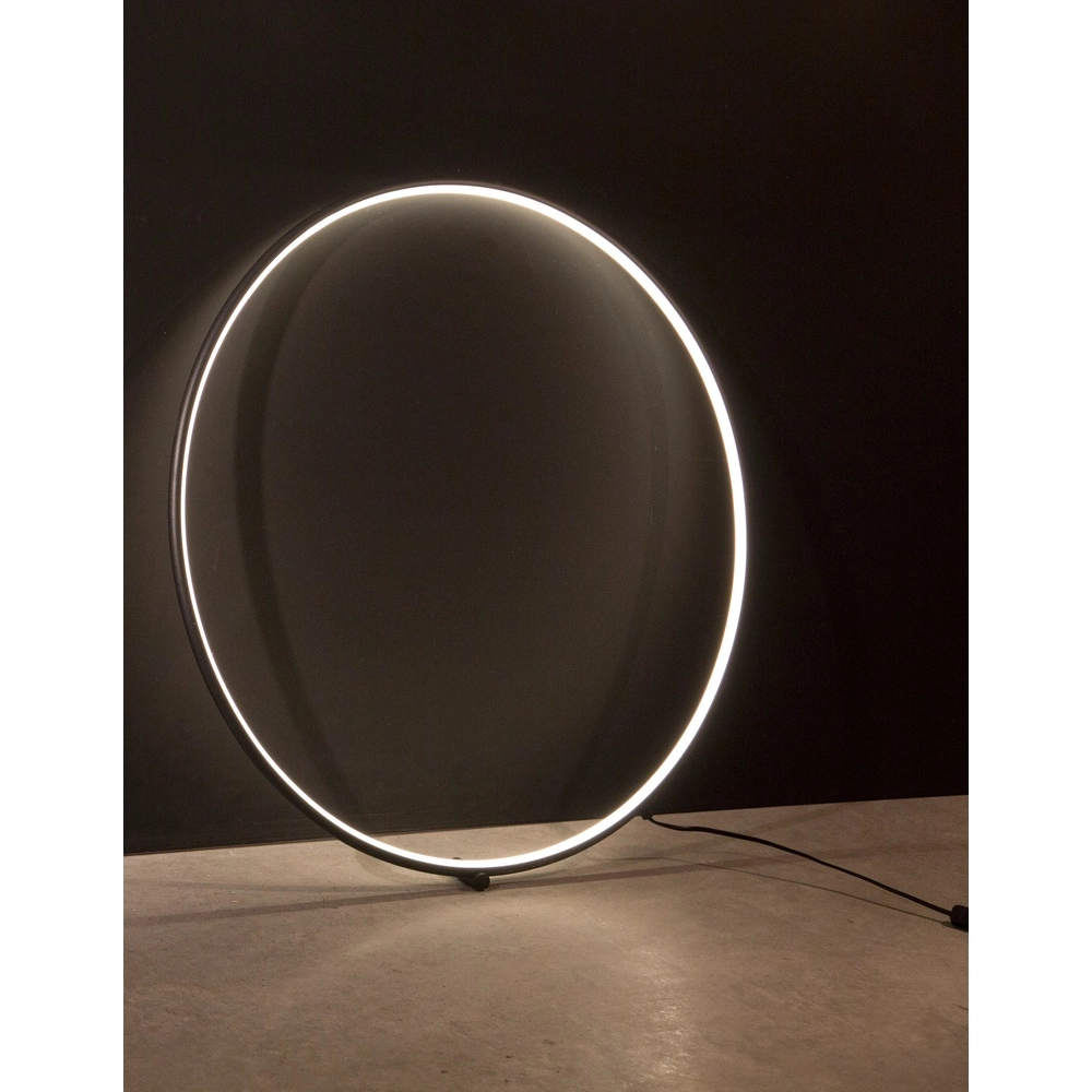 Vloerlamp Ring zwart Ø 79cm Vloerlamp Ring zwart Ø 79cm